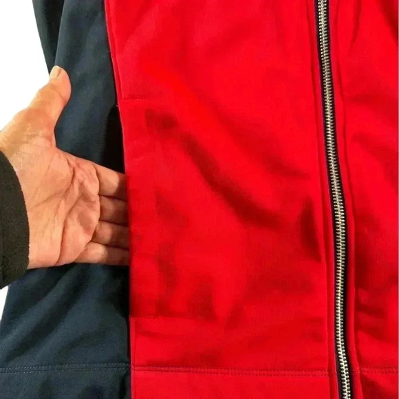 Nike Vintage Blue  Red White Colorblock Zip Up  Track Jacket Adult Size Medium - Picture 10 of 14